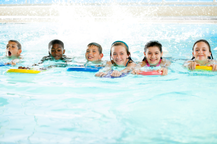 Girl swimming